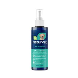 NaturVet Potty Here Training Spray for Dogs, 8 Ounces
