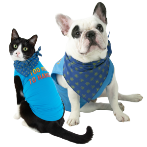 Play On Dog Cooling Tee/Bandana Set