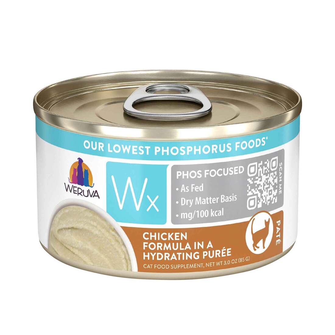 Weruva Wx Phos Focused Wet Cat Food, 3 Ounce Can - Image 2