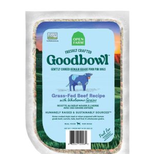 Open Farm Goodbowl Freshly Crafted Roll for Dogs, Grass-Fed Beef Recipe, 16 Ounces