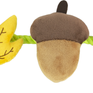 Play On Plush Leaf Dog Toy, 13 Inches
