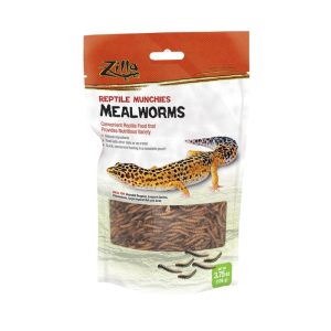 Zilla Food Reptile Munchie Mealworm 3.75 Ounces