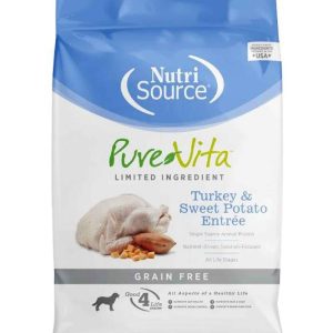 PureVita™ Dog Food Grain Free Turkey and Sweet Potato, 25 Pounds
