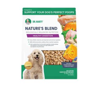 Dr Marty Nature's Blend Healthy Digestion Freeze Dried Dog Food, 80 Ounces