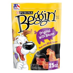 Purina Beggin' Strips Real Meat Dog Treats, Original With Bacon