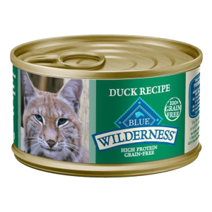 Blue Buffalo Wilderness Grain-Free Adult Natural Paté Wet Food, Duck, 3 Ounces