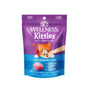 Wellness Kittles Natural Grain Free Cat Treats, Tuna & Cranberries, 6-Ounce Bag