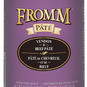 Fromm Pâté Venison & Beef Pâté Wet Dog Food, 12.2 Ounces