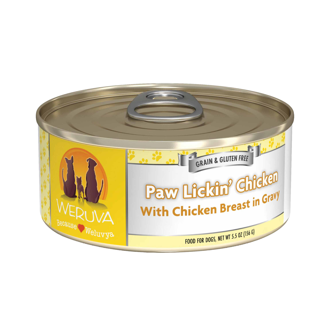 Weruva Paw Lickin Chicken Wet Dog Food, 5.5 Ounces