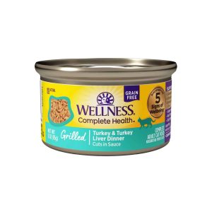Wellness Complete Health Grilled, Adult Natural Grain-Free Wet Cat Food