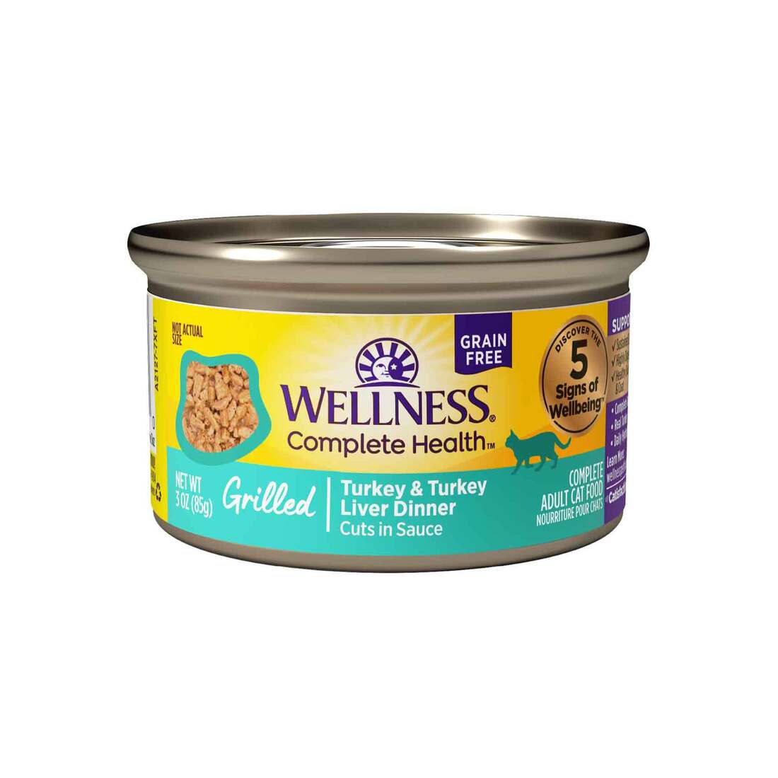 Wellness Complete Health Grilled, Adult Natural Grain-Free Wet Cat Food