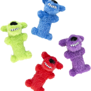 Play On Loofa® Dog Plush Cat Toy, Assorted