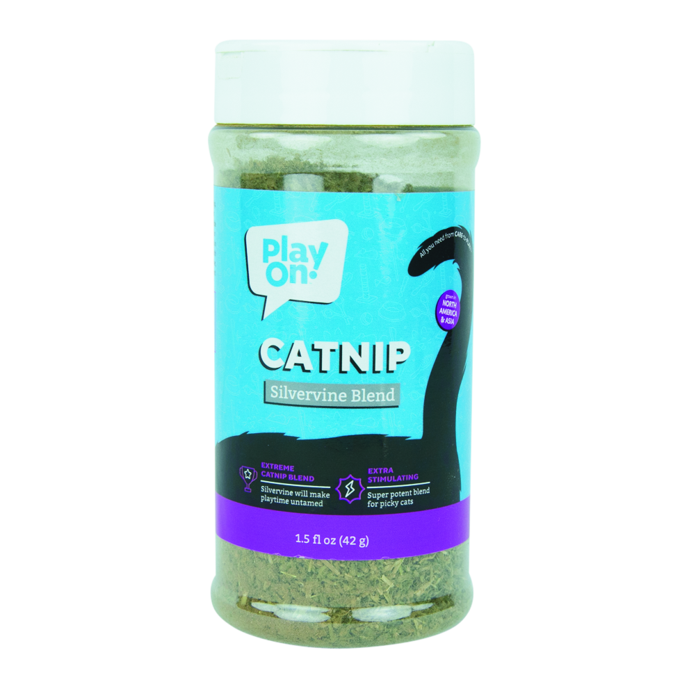 Play On Silvervine Catnip Jar, 1.5 Ounces