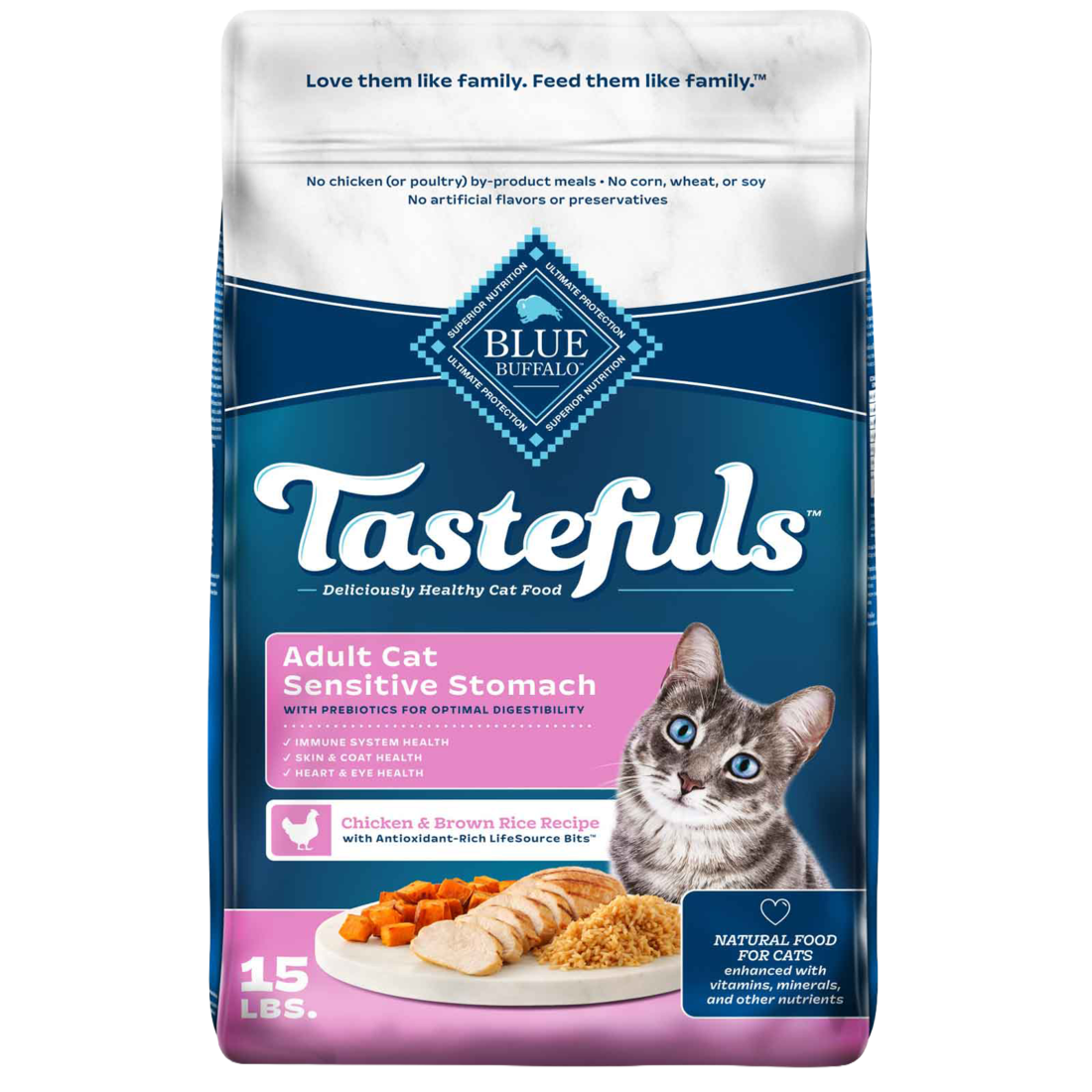 Blue Buffalo Cat Food, Sensitive Stomach Chicken - Image 2
