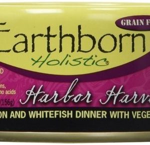 Earthborn Holistic? Natural Wet Cat Food, Grain Free Harbor Harvest Salmon & Whitefish Dinner in Gra