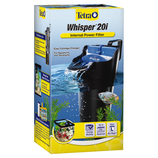 Tetra Whisper In-Tank Filter 20i with BioScrubber 10 - 20 gal