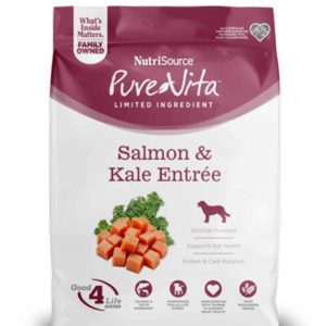 PureVita Salmon with Kale Dry Dog Food, 25 Pounds