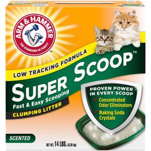 Arm & Hammer Super Scoop Scented Clumping Cat Litter, 14 Pounds
