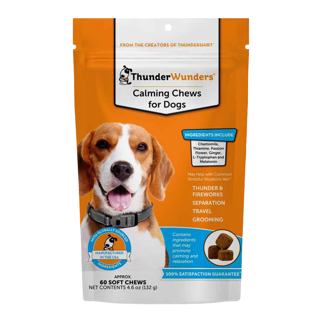 ThunderWunders Calming Chews - Regular - 60 Count