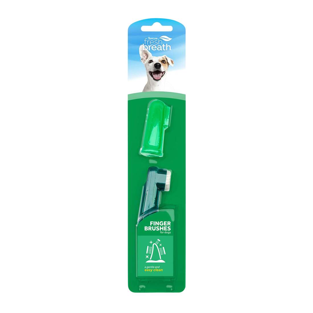 TropiClean Fresh Breath Finger Brushes for Pets, 2 Pack