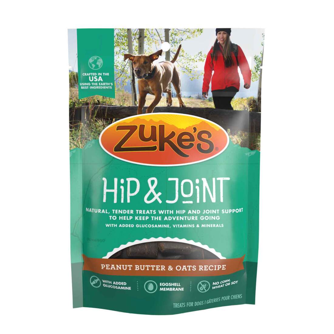 Zuke's Hip Action Hip & Joint Dog Treats Peanut Butter & Oats Recipe
