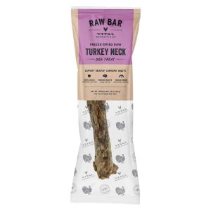 Vital Essentials Freeze Dried Turkey Necks Dog Treat, 1 Each