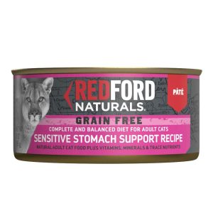 Redford Naturals Natural Wet Cat Food, Adult Sensitive Stomach Grain Free Chicken Pate, 3 Ounces