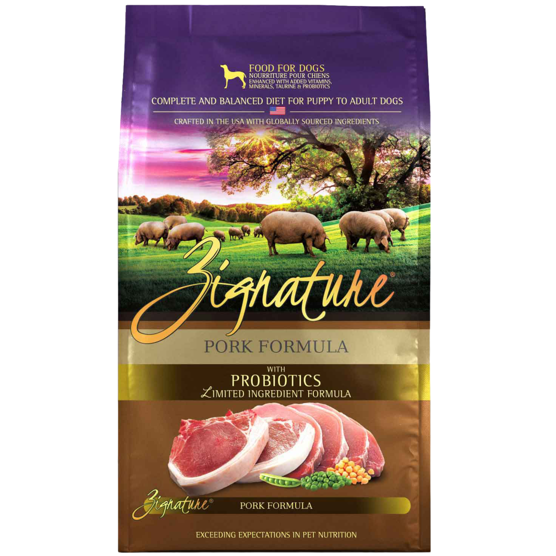 Zignature Pork Limited Ingredient Grain Free Formula Dry Dog Food