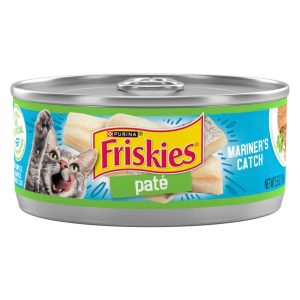 Purina Friskies Pate Wet Cat Food, Mariner's Catch - 5.5 Ounce Can