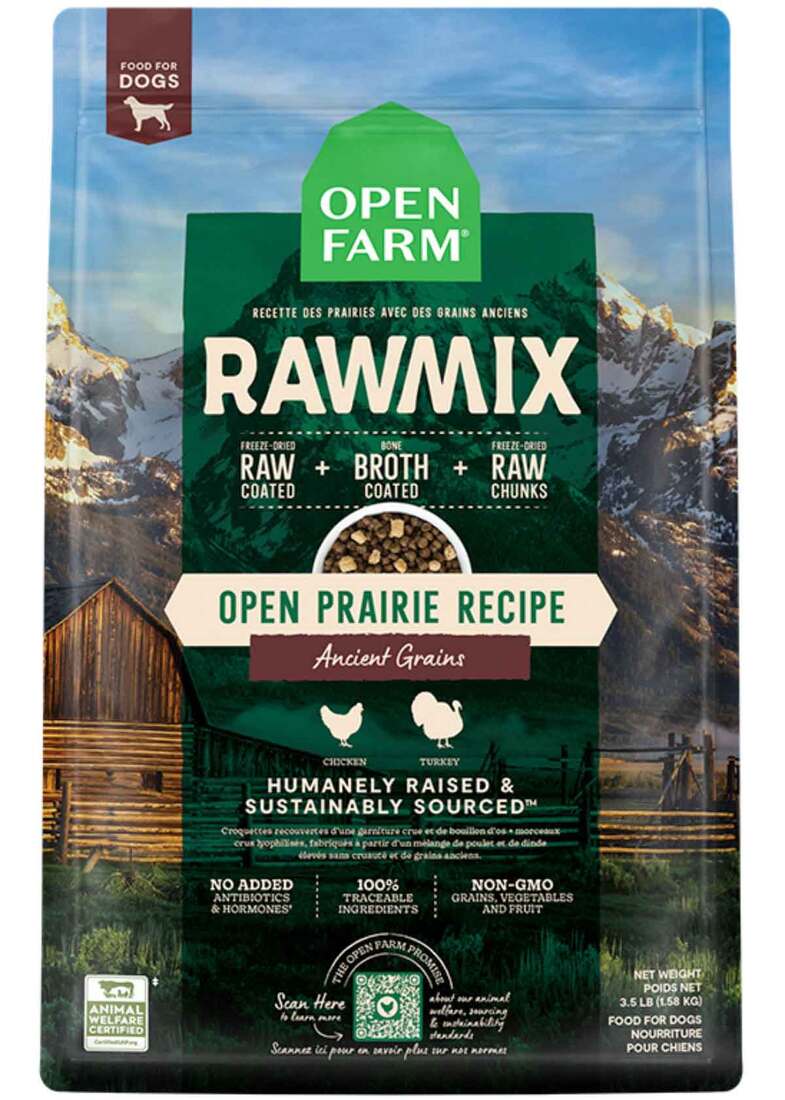 Open Farm RawMix Dog Food, Open Prairie Recipe Ancient Grains - Image 2
