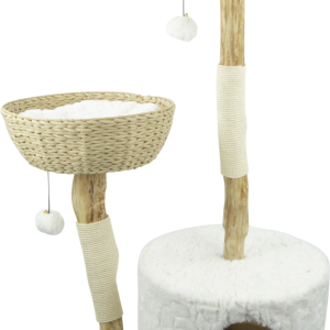 Play On Cat Furniture Natural Perch and Play Tree