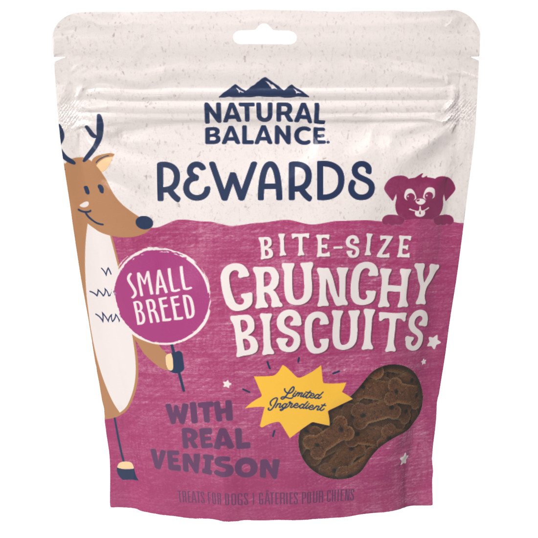 Natural Balance® L.I.T. Limited Ingredient Treats® Sweet Potato & Venison Formula