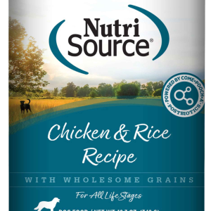 NutriSource Wet Dog Food, Chicken/Rice, 12.3 Ounces