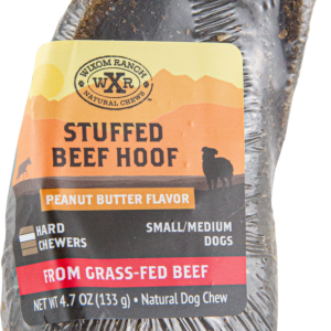 Wixom Ranch Natural Chews Stuffed Hoof Peanut Butter Flavor