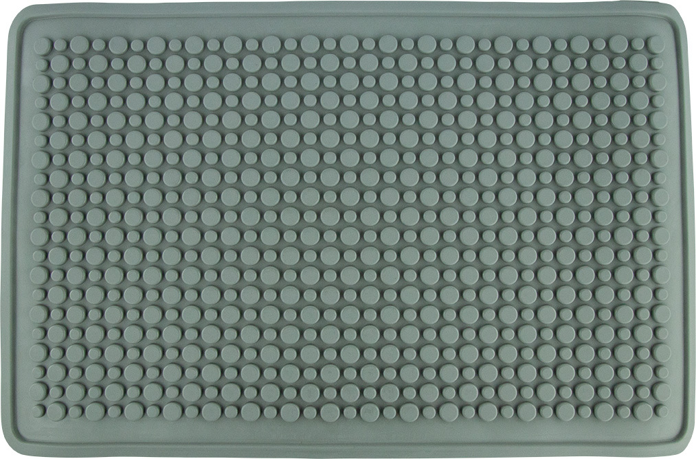 Play On Flexible Rubber Litter Trapper Mat, Medium, 15IN X 23IN