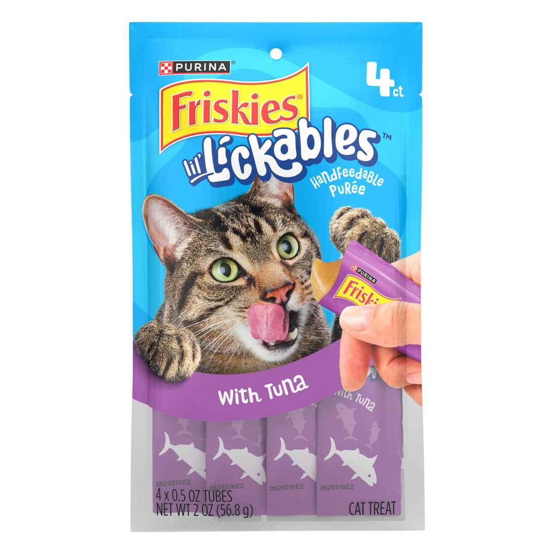 Purina Friskies lil' Lickables With Tuna Lickable Cat Treats - 2 Ounce Pouch