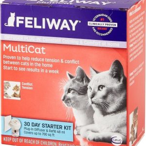 Feliway MultiCat 30 Day Starter Kit Plug-In Diffuser & Refill, 48 Mililiters