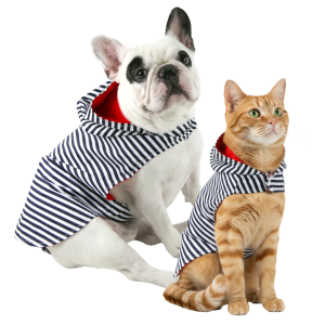 Play On Reversible Raincoat, Red/Stripes