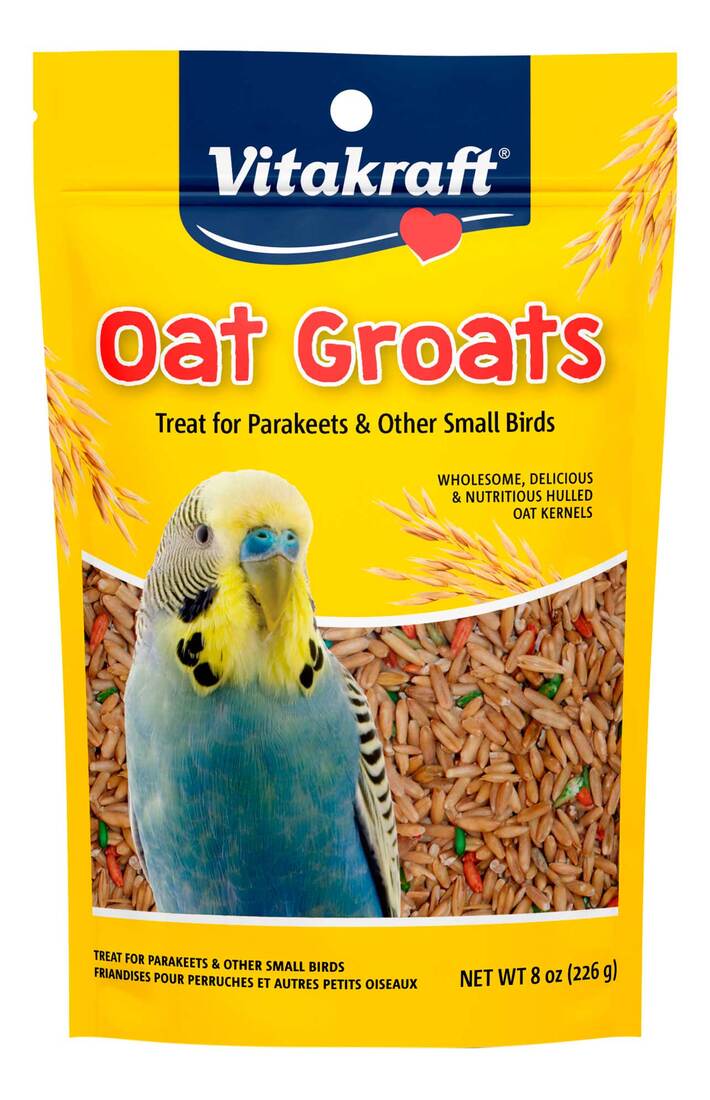 Vitakraft Oat Groats Treat For Parakeets & Other Small Birds, 8 Ounces