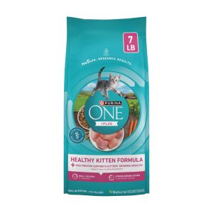 Purina ONE High Protein, Natural Dry Kitten Food, +Plus Healthy Kitten Formula