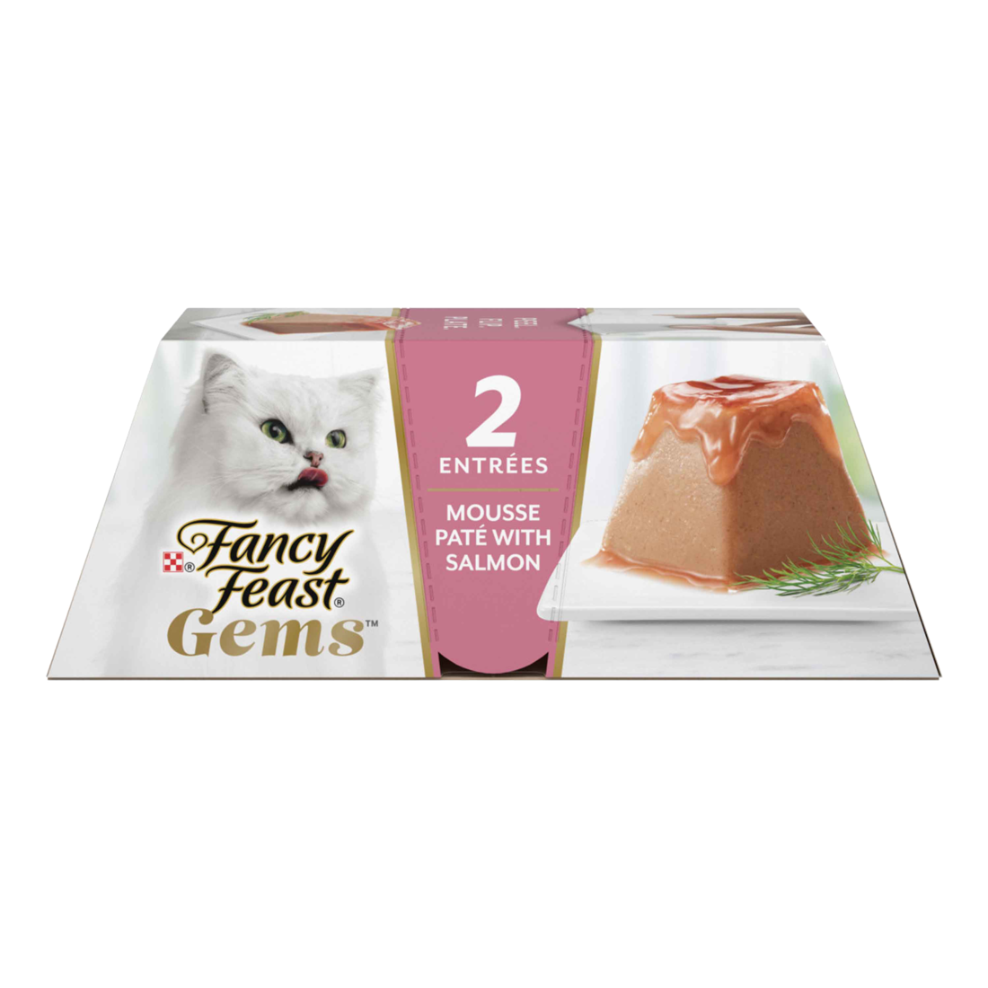 Purina Fancy Feast Gems Mousse Pate With Halo of Savory Gravy Cat Food - 4 Ounce Box - Image 2