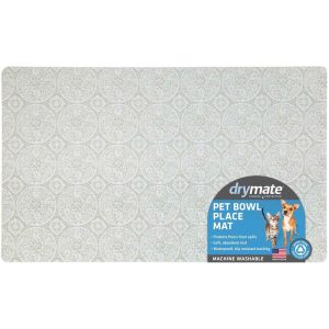 Drymate Pet Bowl Placemat, Tan Global, 12" x 20"