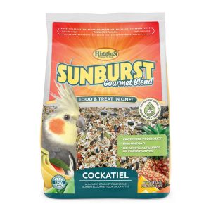 Higgins Sunburst Gourmet Blend Cockatiel Food, 3 Pounds