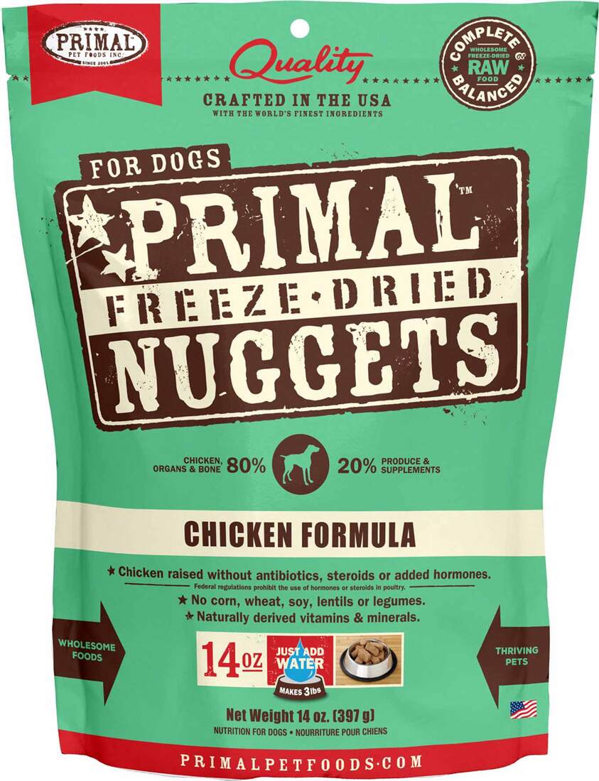 Primal Pet Foods Canine Freeze-Dried Chicken Formula, 14 Ounces
