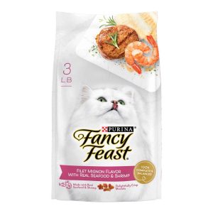 Purina Fancy Feast Filet Mignon Flavor with Real Seafood & Shrimp Cat Food