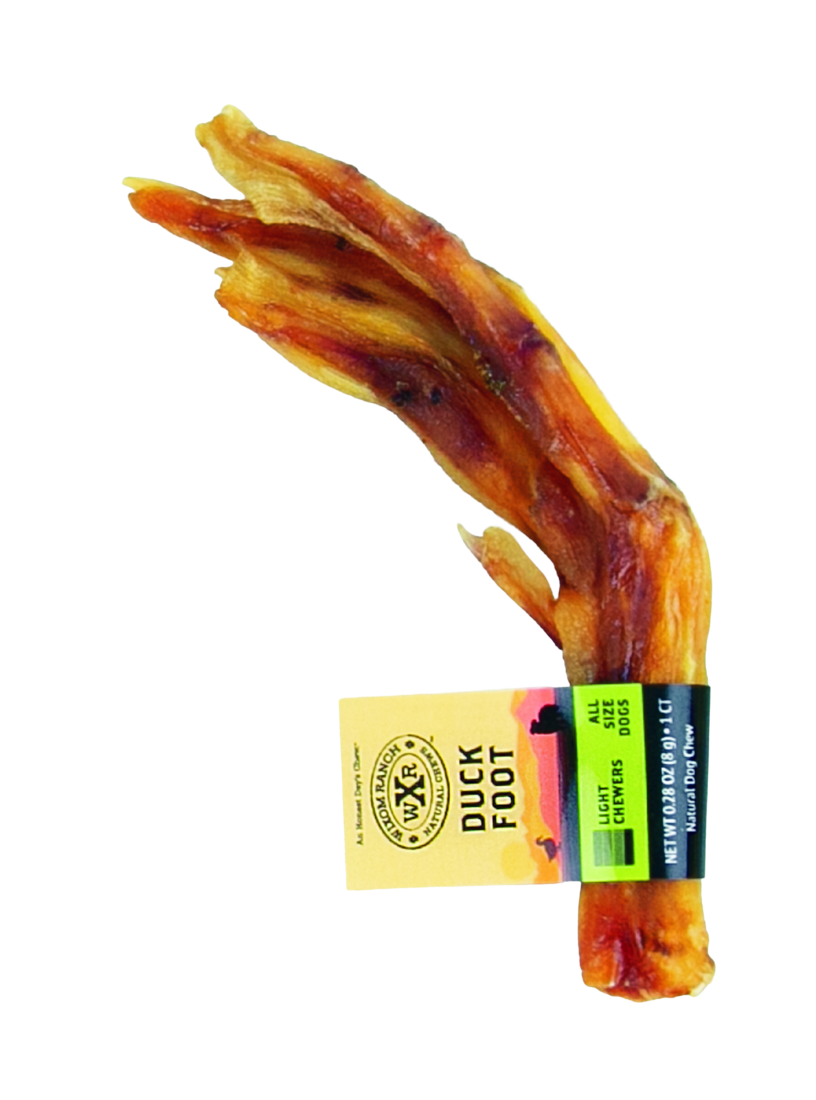 Wixom Ranch Natural Chews Duck Foot, 1 Count