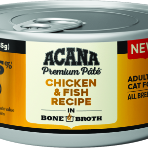 ACANA? Natural Wet Cat Food, Chicken and Fish Recipe in Bone Broth, 3 Ounces