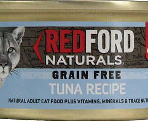 Redford Naturals Natural Wet Cat Food, Adult Grain Free Tuna Recipe Cuts in Gravy, 3 Ounces