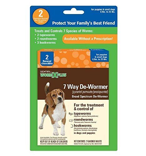 Sentry® Worm X Plus 7 Way De-Wormer Small Dog, 2 Count