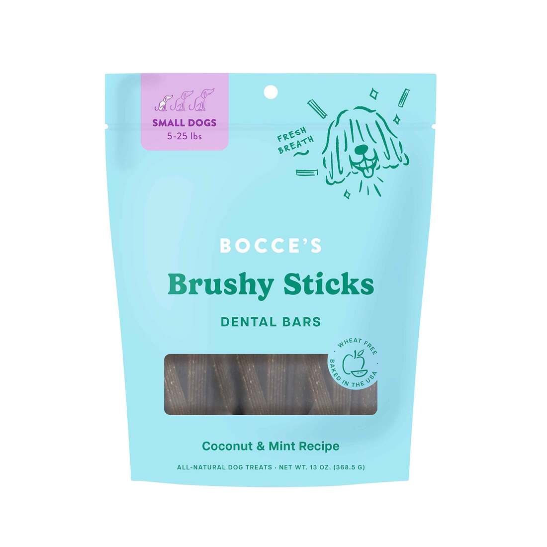 Bocce's Bakery Brushy Sticks Dog Dental Treats - Image 2